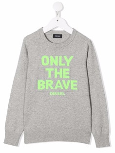 Diesel Kids толстовка с надписью