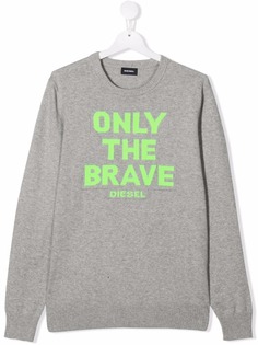 Diesel Kids толстовка с надписью