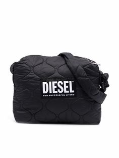 Diesel Kids стеганая сумка на плечо с логотипом