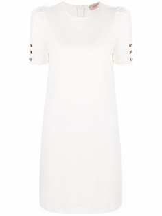 TWINSET платье-трапеция с заклепками