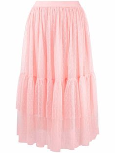 TWINSET юбка миди из тюля