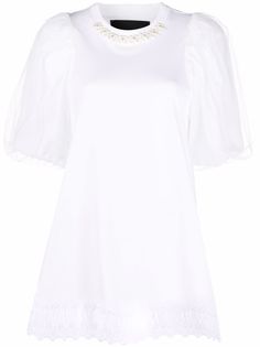 Simone Rocha блузка с пышными рукавами