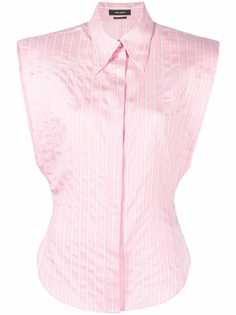 Isabel Marant полосатая рубашка Enza без рукавов