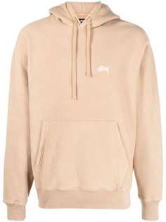 Stussy худи с вышитым логотипом