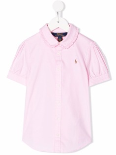 Ralph Lauren Kids рубашка с оборками