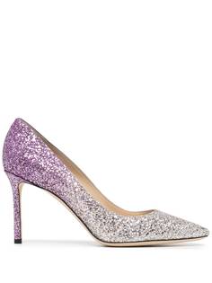 Jimmy Choo туфли-лодочки Romy 85 с блестками
