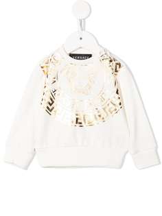 Versace Kids толстовка с принтом Medusa