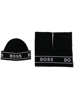 BOSS шапка бини с логотипом