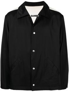 Jil Sander куртка-рубашка с принтом