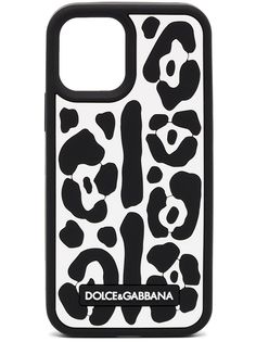 Dolce & Gabbana чехол для iPhone 12 Pro с леопардовым принтом