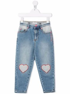 The Marc Jacobs Kids прямые джинсы с принтом