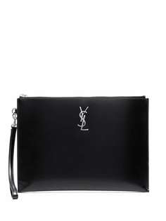 Saint Laurent клатч с логотипом
