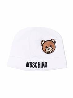 Moschino Kids кепка с вышитым логотипом