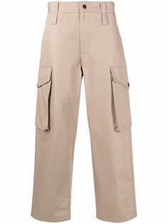 MSGM брюки карго широкого кроя