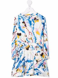 Emilio Pucci Junior платье с абстрактным принтом