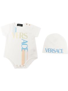 Versace Kids ромпер с логотипом