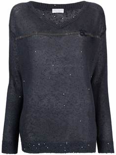 Brunello Cucinelli джемпер с V-образным вырезом
