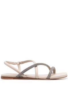 Brunello Cucinelli сандалии с ремешками