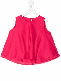 Il Gufo двухслойный топ без рукавов