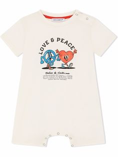 Dolce & Gabbana Kids комбинезон Love And Peace