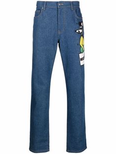 Moschino джинсы кроя слим с логотипом