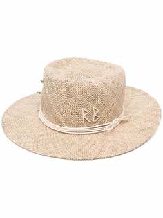 Ruslan Baginskiy соломенная шляпа с подвеской