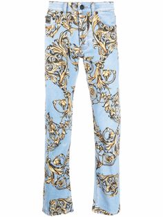 Versace Jeans Couture джинсы с принтом Regalia Baroque
