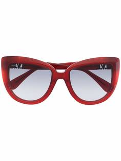 Max Mara солнцезащитные очки в оправе кошачий глаз