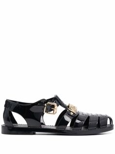 Moschino сандалии с логотипом