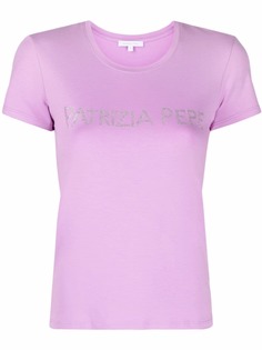 Patrizia Pepe embellished-logo T-shirt