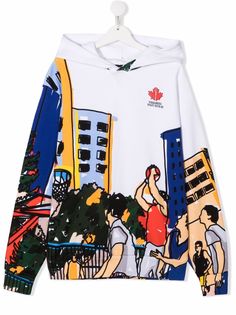 Dsquared2 Kids худи с принтом