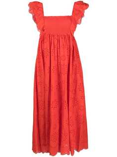 TWINSET платье с оборками