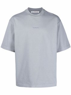 Acne Studios футболка из органического хлопка с логотипом