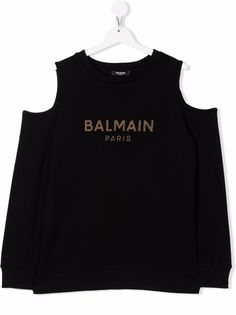 Balmain Kids толстовка с логотипом