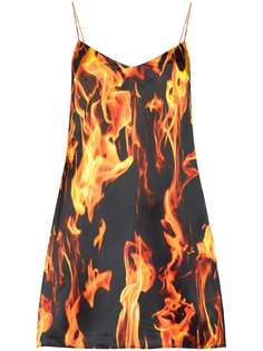 VETEMENTS платье мини Fire