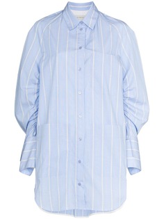 Lee Mathews полосатая рубашка Jerry со сборками