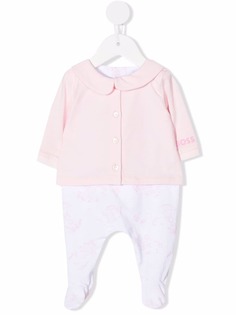 BOSS Kidswear пижама с принтом