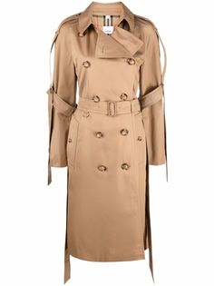 Burberry двубортный тренч