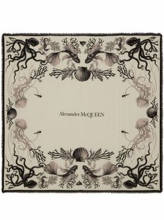 Alexander McQueen шарф с логотипом