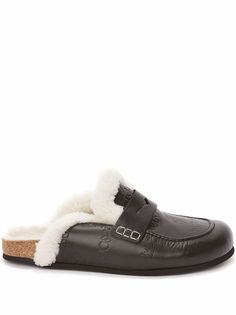 JW Anderson мюли с мехом