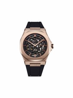 D1 Milano наручные часы Skeleton Rubber 41.5 мм