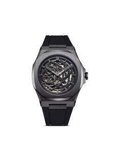 D1 Milano наручные часы Skeleton Rubber 41.5 мм