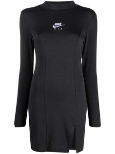 Nike платье-свитер с вышивкой Swoosh