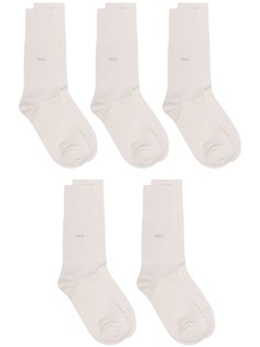CDLP комплект из пяти пар носков с логотипом