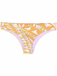 Emilio Pucci плавки бикини с абстрактным принтом