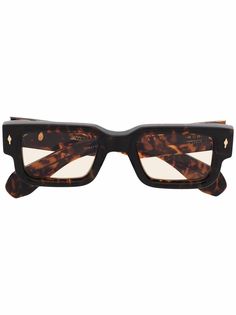 Jacques Marie Mage солнцезащитные очки черепаховой расцветки