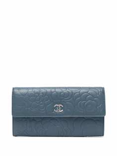 Chanel Pre-Owned кошелек Camélia 2012-го года с логотипом CC
