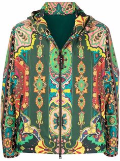 ETRO легкая куртка с абстрактным узором