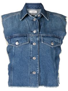 Isabel Marant Étoile джинсовый жилет Tyra
