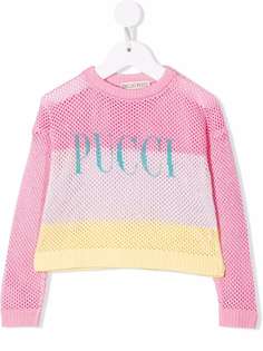 Emilio Pucci Junior джемпер в полоску